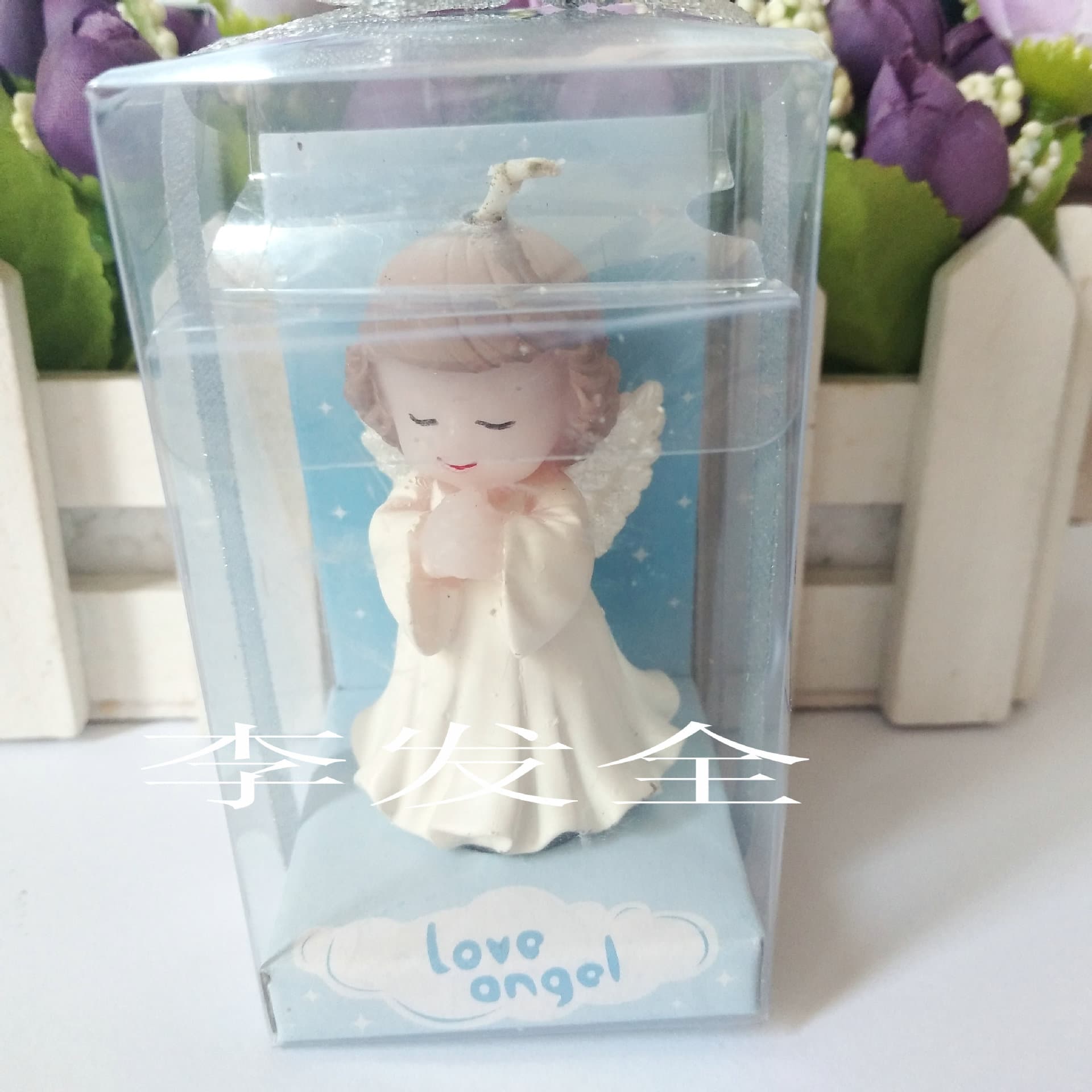 Factory supply birthday candles angel baby candle sleep baby candle trendy birthday cake baby candle