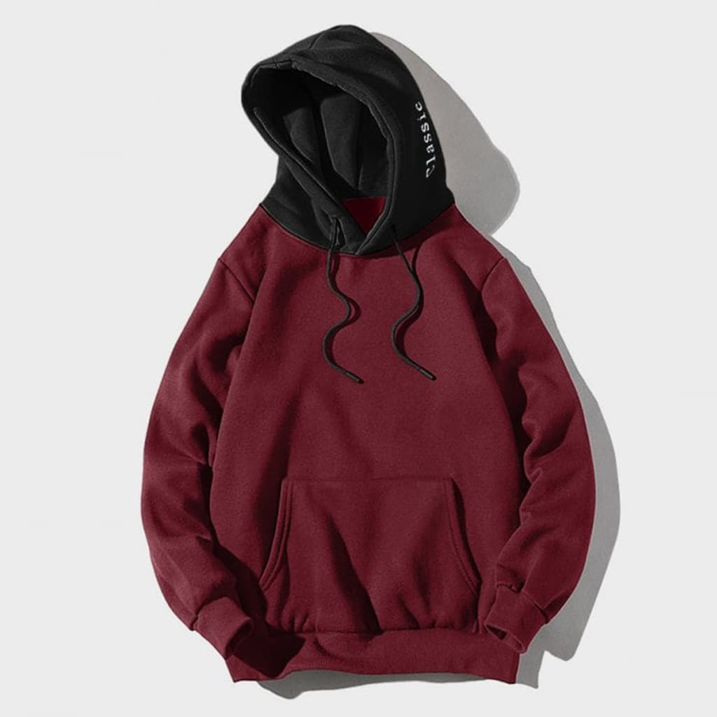 Cross-border AliExpress Amazon European/American Men's Fleece Hoodie Sweatshirt Autumn/Winter Multi-color Ready Stock