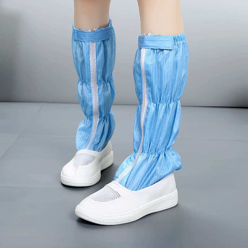 Antistatic high-top mesh shoes, dust-free cleanroom shoes, protective work shoes, open mesh high-top boots, dust-free boots