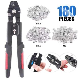 Hengshuo Tools American-style fishing pliers, steel cable crimping pliers, figure-eight sleeve crimping pliers, aluminum sleeve crimping