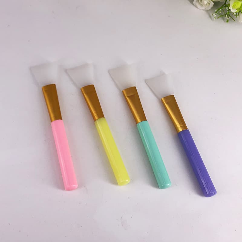 Silicone Mask Brush Soft Head Silicone Mask Brush DIY Mask Brush Flat Head Homemade Mask Mud Tool Brush Wholesale