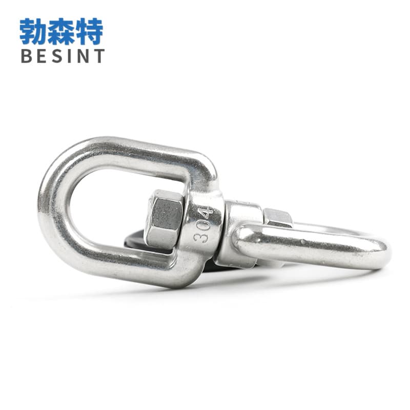 ♔304 Stainless Steel Swivel Ring, Universal 8-Shape Ring, Chain Link Connector, Circle & Fork Attachment Ring