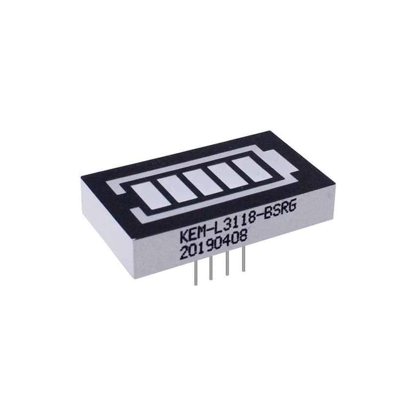 Battery Level Display LED Digital Tube White Multi-Color Factory Direct