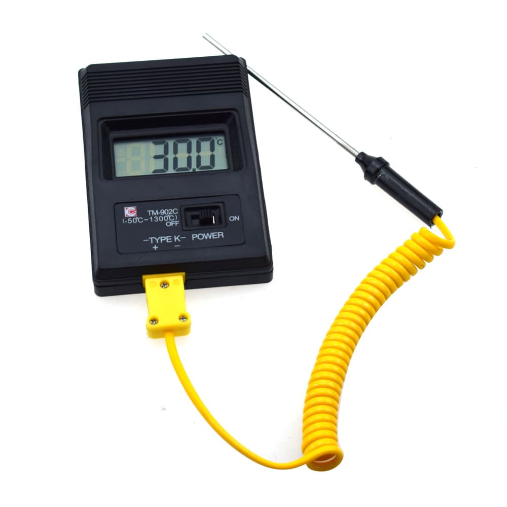 TM902C High-Speed Electronic Thermometer with Digital Probe, Portable with Extended Probe Cable