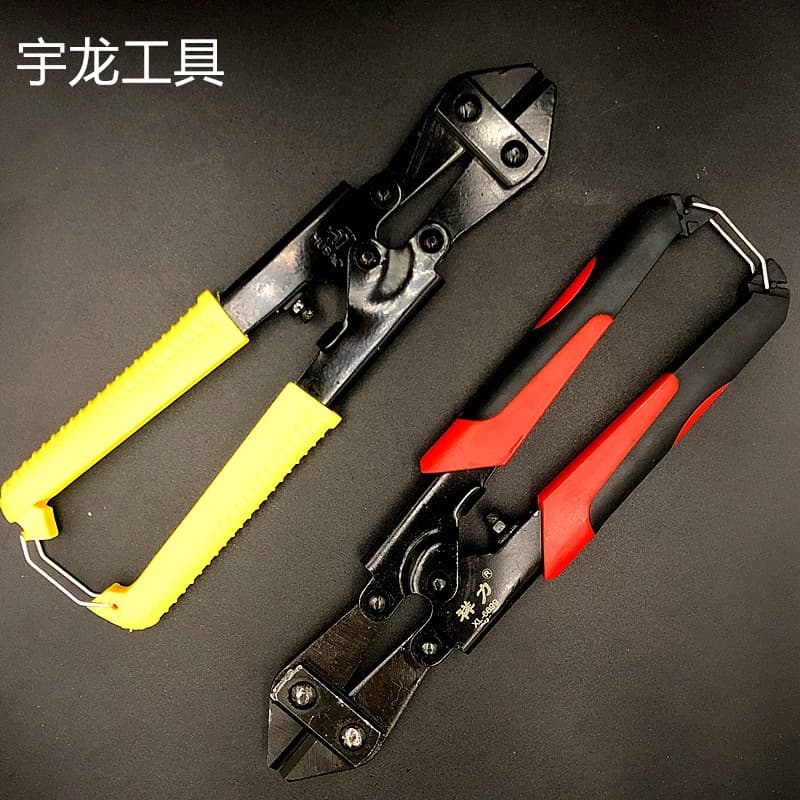 Factory Direct 8-Inch Mini Bolt Cutter with Two-Color Handle, for Cutting Iron Wire and Mini Cable