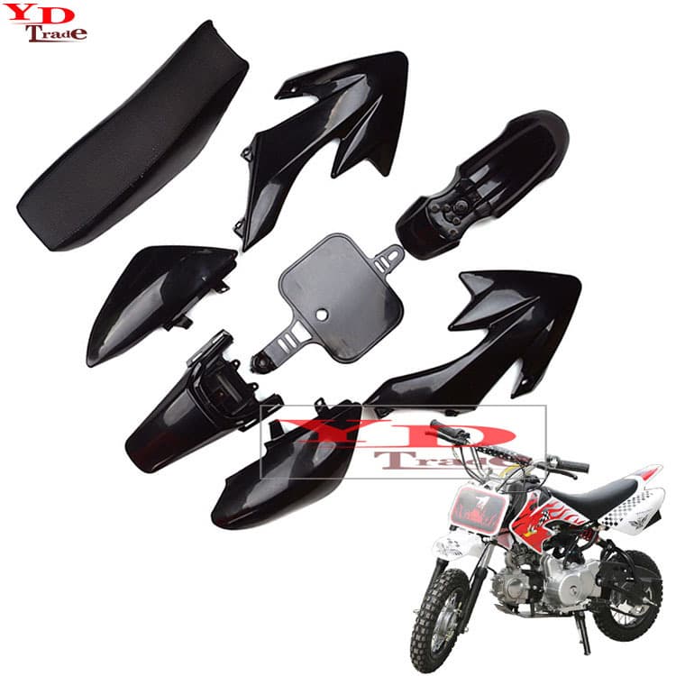 Xiaofeiying Off-Road Motorcycle Plastic Parts CRF50 Ben50 Tian Small Off-Road Bike Shell with Seat Cushion
