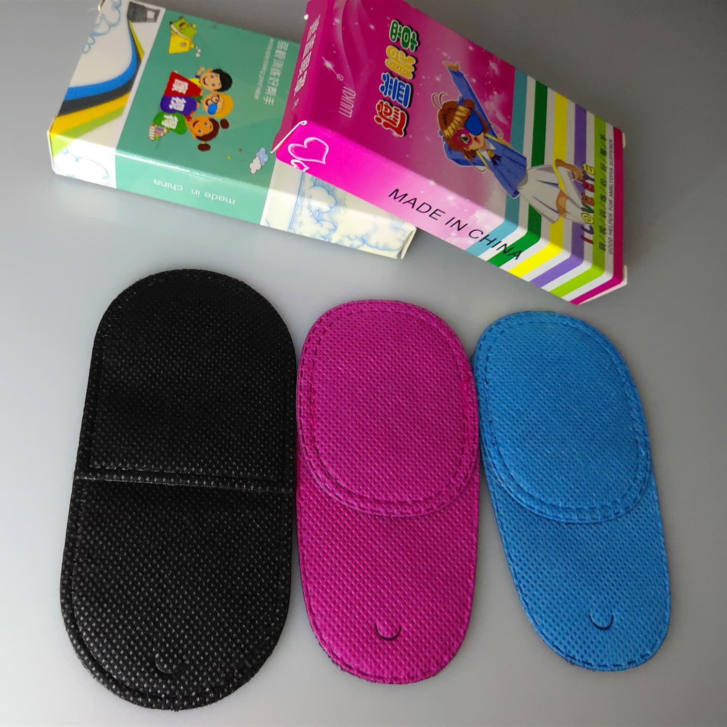 Children's amblyopia covering eye mask, myopia glasses cover, vision training eye mask, glasses accessories