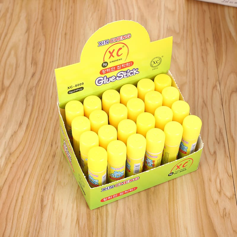 9g Heart PVA High Viscosity Office Stationery Set Student Supplies Glue Stick Cartoon Solid Glue Factory Direct Supply