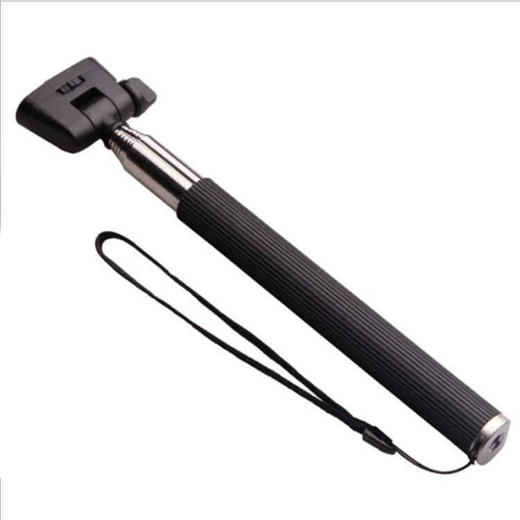 Factory Stock Stainless Steel 7-Section Telescopic Selfie Stick, Grooved Tube Monopod for GoPro Camera