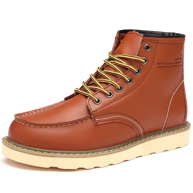 British Martin Boots Large Size 46 Men Autumn Winter Men's Boots Work Boots Military Boots High-top Men's Genuine Leather Outdoor Desert Boots Wholesale