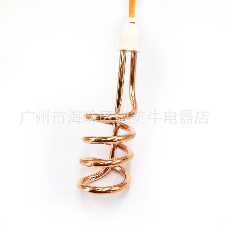 Portable heater for quick bath water heating, spiral tube water heater, straight tube heating rod fast water heater