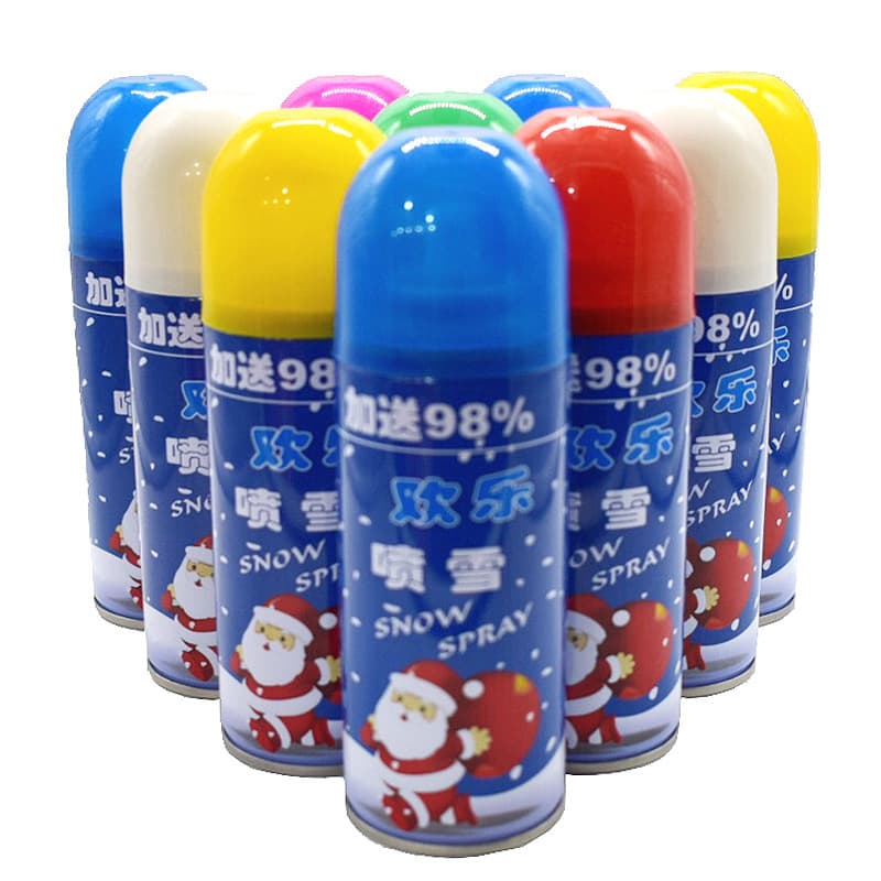 Spray Snow for Weddings, Birthdays, and Christmas Celebrations, Hand-Spray Streamers and Flying Snow Supplies