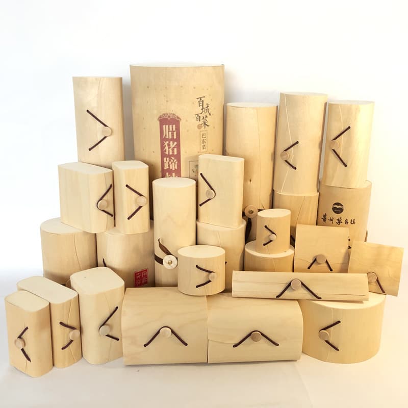 Solid Wood Cork Bark Storage and Packaging Box, Tea Wood Bark Box, Birch-Made Jewelry Gift Collection Box