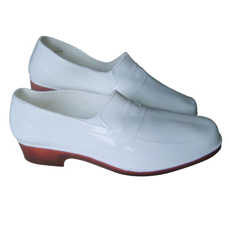 Guixiang lightweight white food-grade ingot-shaped rain boots, shallow-mouth rain boots, non-slip rain boots, oil-resistant, acid and alkali-resistant shoes wholesale.