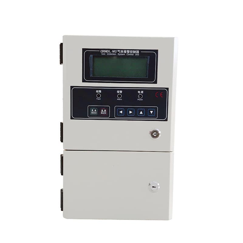 Gas Concentration Detector Alarm Host LED Combustible Gas Linkage Exhaust Fan 32-Channel RS485 Relay