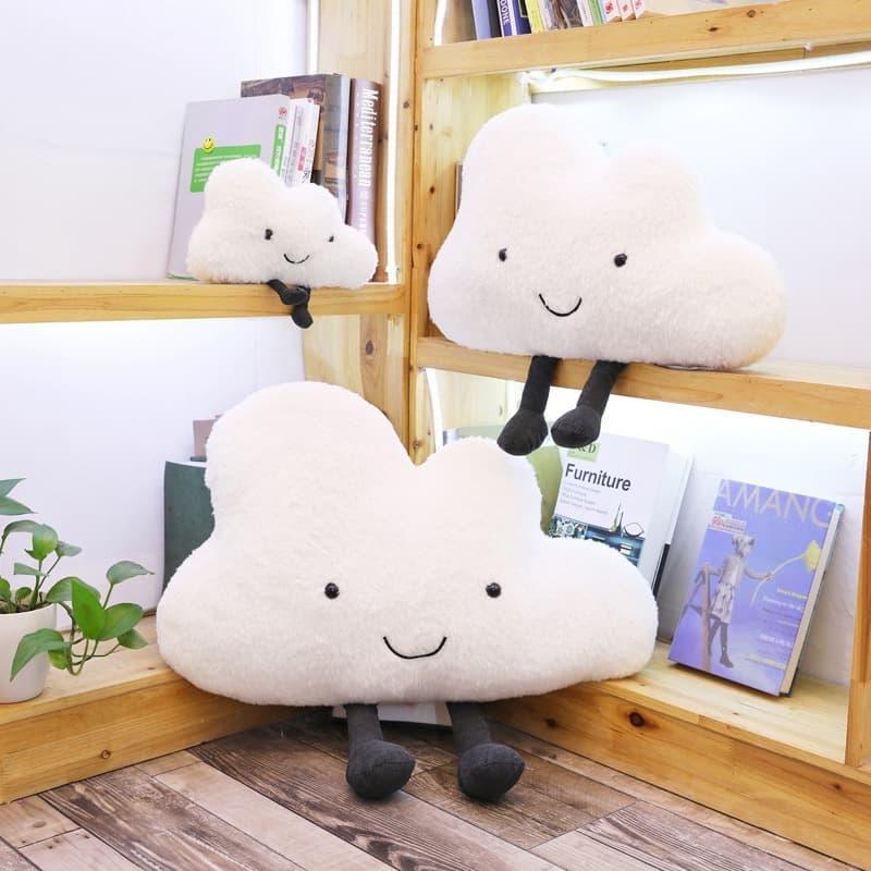 Nordic Style Fresh Decorative Pillow Soft Cloud Doll Cartoon White Cloud Internet Celebrity Photo Prop Cushion Wholesale