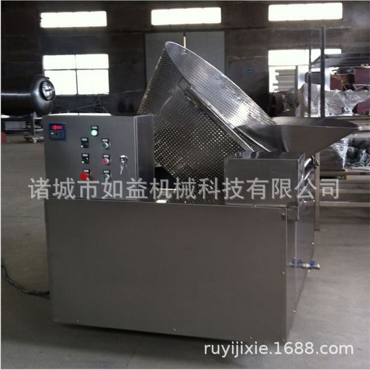 High-speed frying line for emerald green mulberry leaves, variable speed mulberry leaf frying machine, continuous battering and coating system.