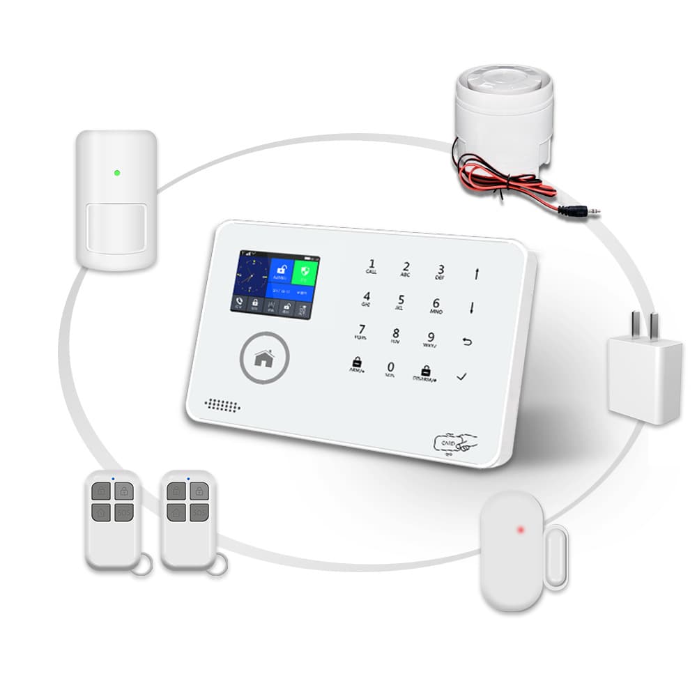 3G/WiFi/GSM Wireless Connected Smart Security Alarm System