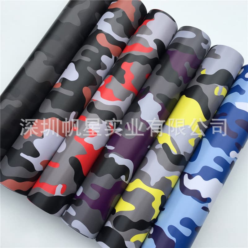 Black and White Camo Color Change Film Graffiti Car Wrap Motorcycle Custom Sticker
