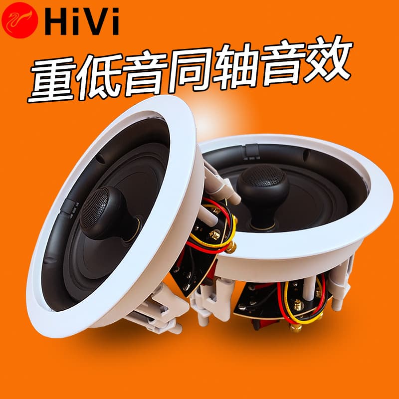 Hivi/Weiwei VX6-C Ceiling Speaker Flower Speaker Coaxial Background Music Speaker