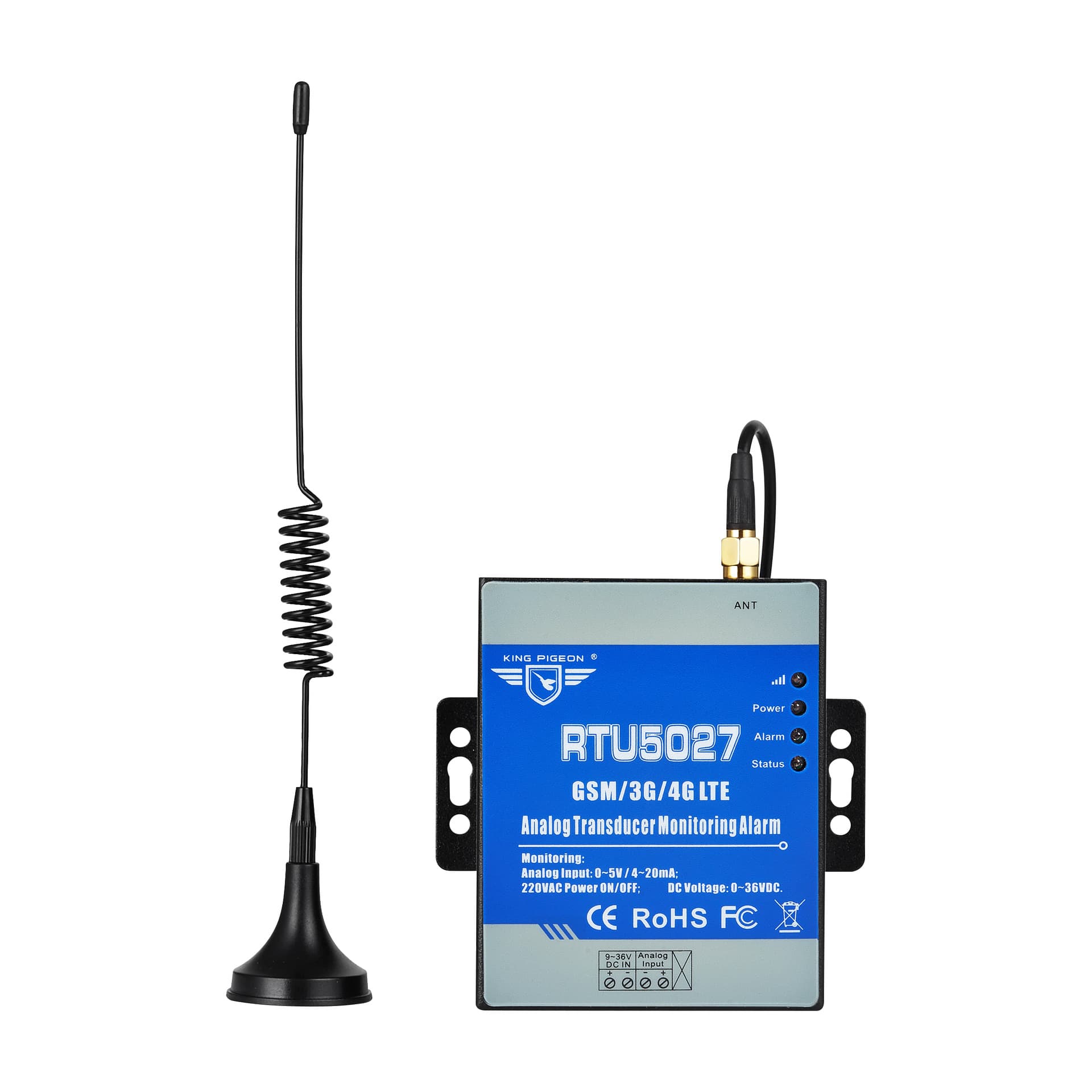1-Channel 4-20mA Analog Input Acquisition Module Analog 0-5V Simultaneously Supports 220V Power Failure Alarm Automatic