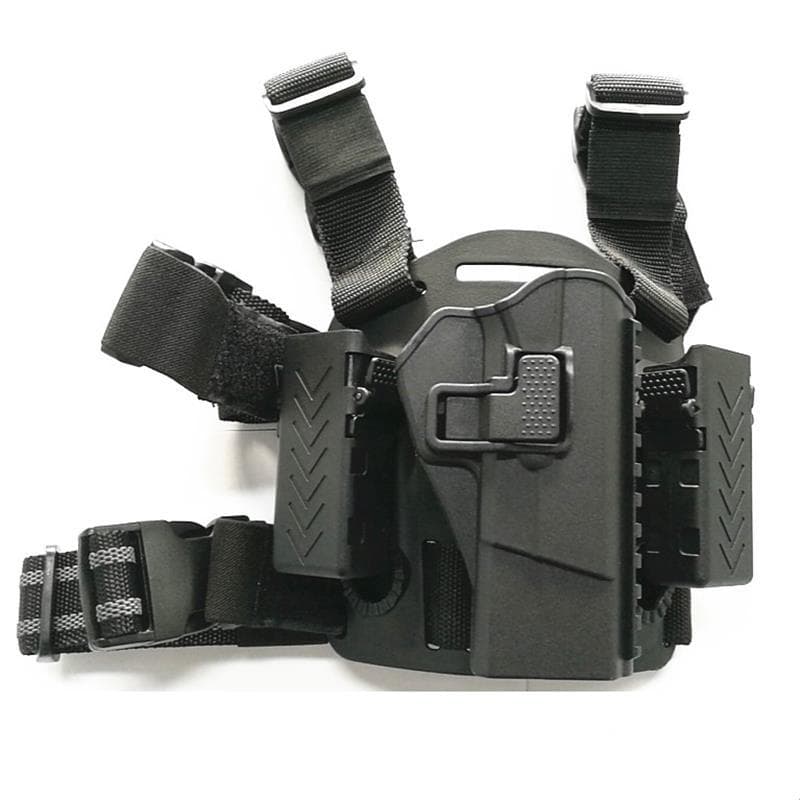 Factory Polymer 92G Leg Holster with Picatinny Rail 92 Modified Holster 92G Double Retention Leg Quick-Draw Tactical Holster