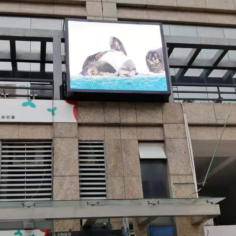Shenzhen P8 Outdoor Full-Color LED Display Advertising Screen LED Electronic Screen High-Definition Large Screen Die-Cast Aluminum Rental Screen