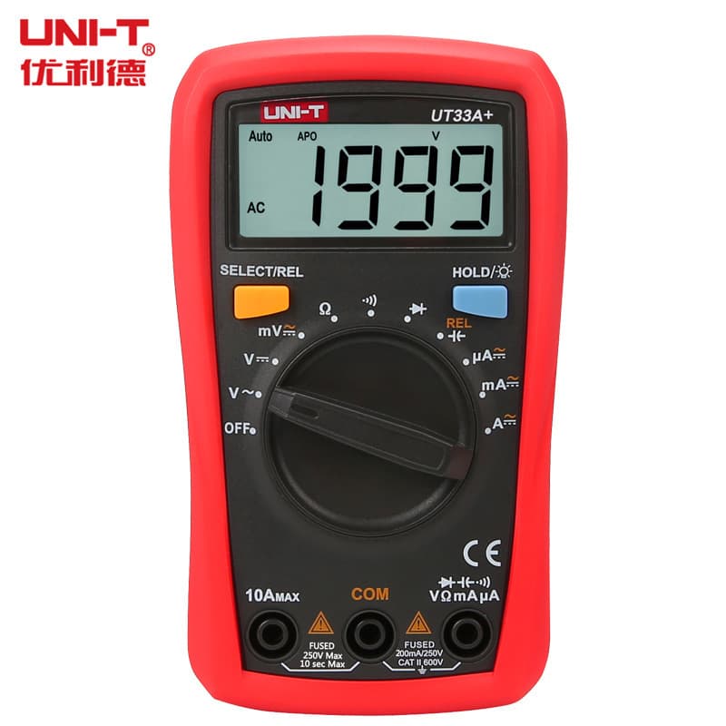 UNI-T UT33 Digital Multimeter Newly Upgraded Auto-Ranging Palm Multimeter