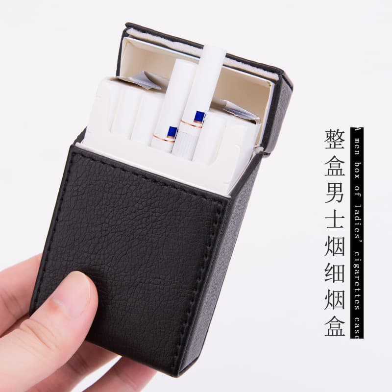 Creative Cigarette Holder, Stylish New Cigarette Case, 20-Piece Portable, Personalized Flip-Top for Women and Men, Whole Pack Cigarette Case.