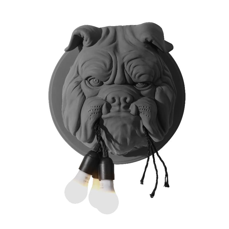 Nordic animal head wall lamp living room dining room study bedroom designer ktv bulldog creative animal wall lamp
