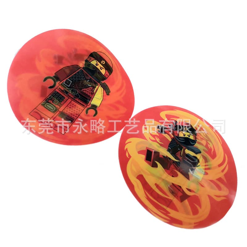 Soft TPU 3D Lenticular Heat Transfer Label 3D Variable Image Effect Soft Rubber Printing Processing