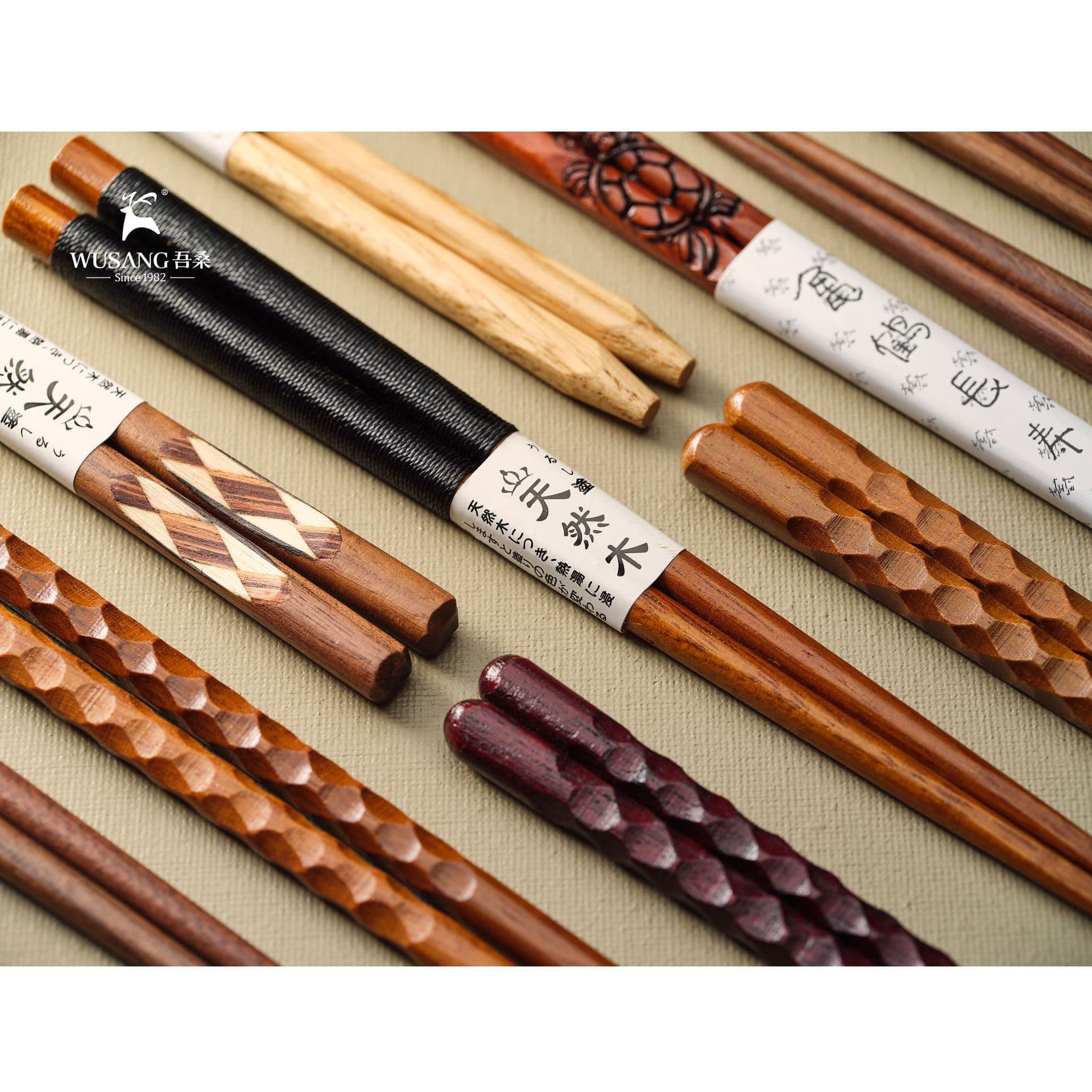 YFJY Japanese Style Household Kitchen Chopsticks Light Luxury Retro Daily Use One-Person Chopsticks Extending Long Hot Pot Chopsticks Single and Double Pack