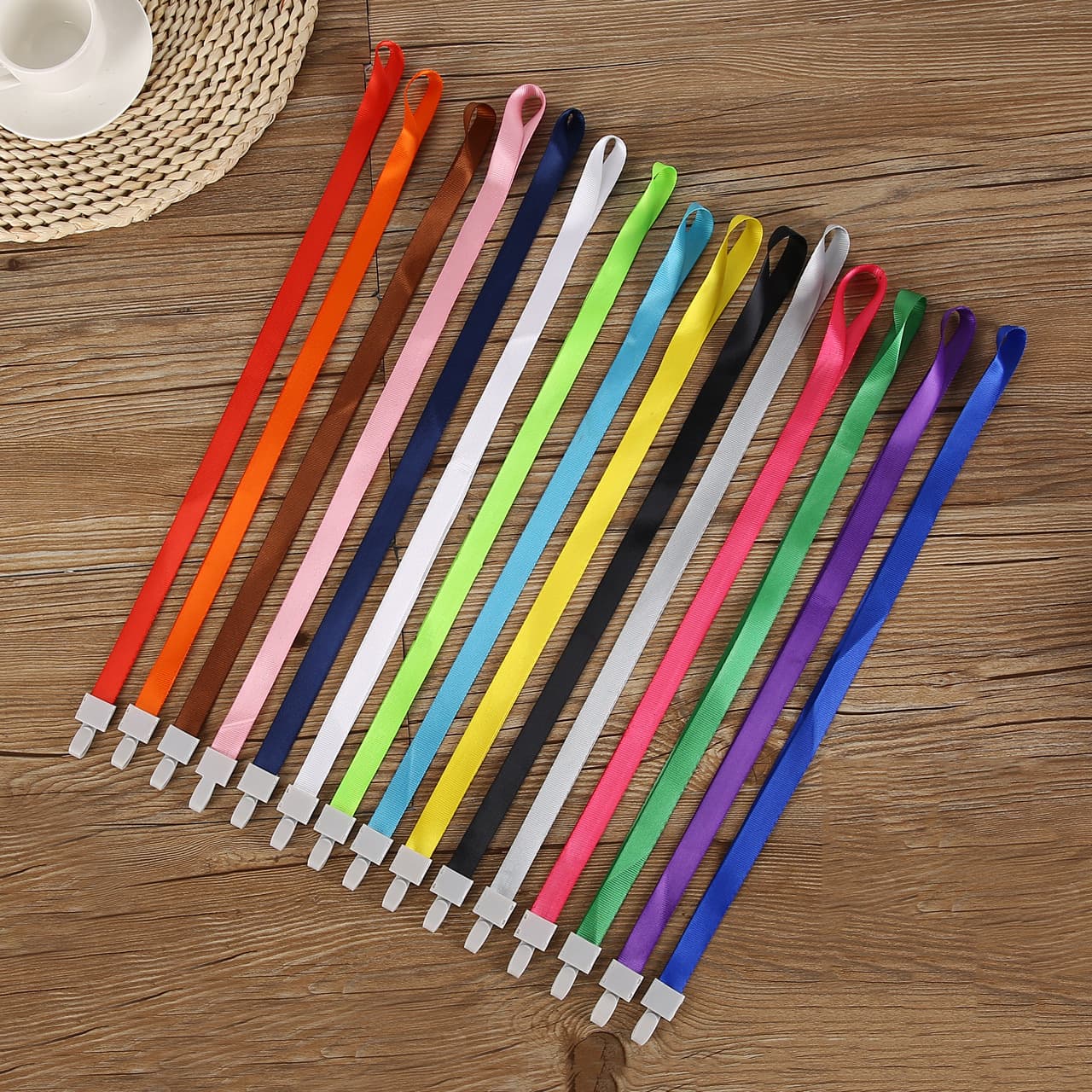 Wholesale Retractable Lanyard for Work Badges, Employee and Student Cards with Logo Printing