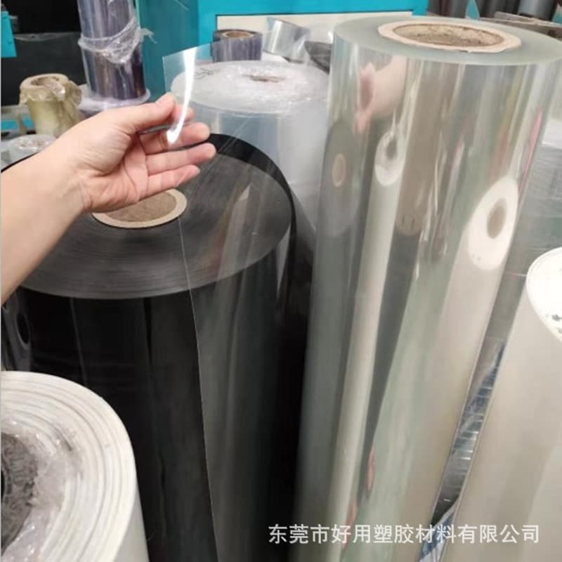 Blister Printing PET Transparent Sheet PVC Roll Matte Black Matte White Plastic Sheet Window Film Garment Mold Plastic Board