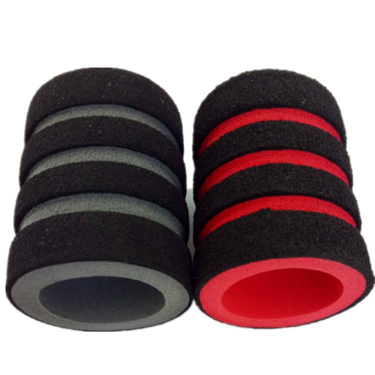 Boyue supply NBR toilet plunger sponge tube red threaded sponge tube frosted sponge tube rubber and plastic handle