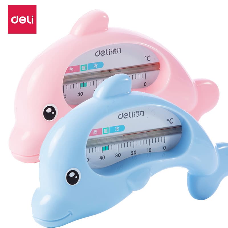 Deli Home Baby Water Thermometer, Measures Water Temperature, Dual-Use Temperature Card, Baby Bath Thermometer 8890