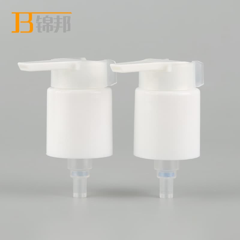 24/410 All-Plastic External Lotion Pump Export Surplus Stock, White All-Plastic PP External Lotion Pump, Press-Type Lotion