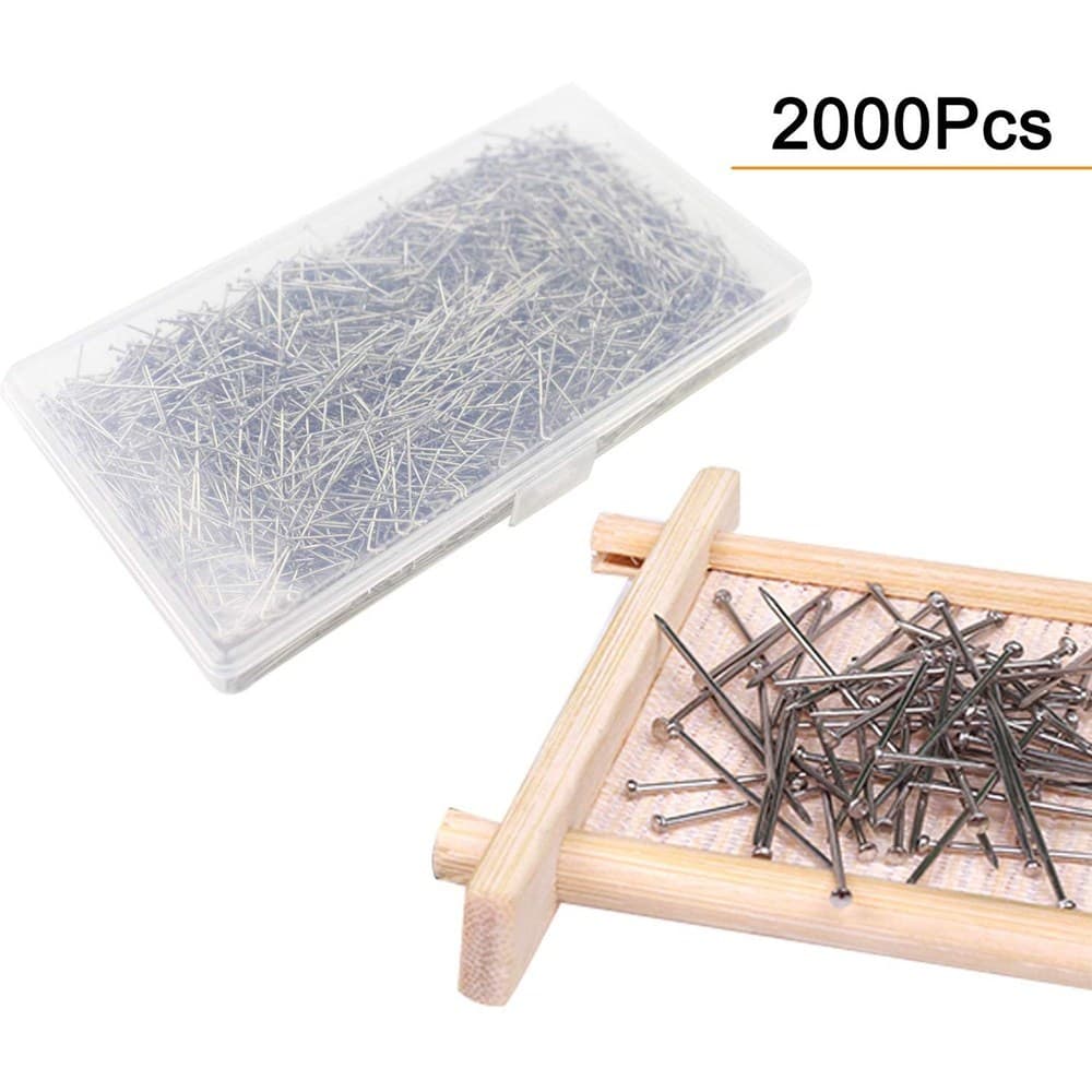 Factory Direct Sales High Quality Stainless Steel Pins for Sewing and Fixing Office 0.6*26mm 1000 Pieces/2000 Pieces