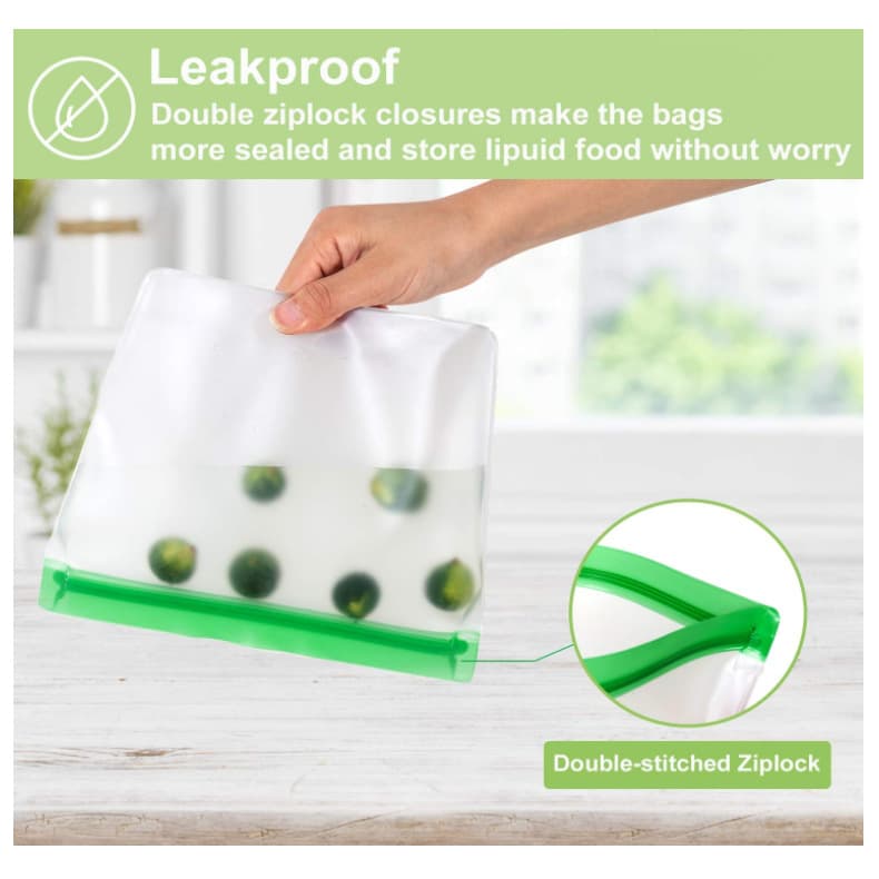 Manufacturer's spot peva food preservation bag frosted self-sealing storage refrigerator refrigerated storage sealed food packaging bag
