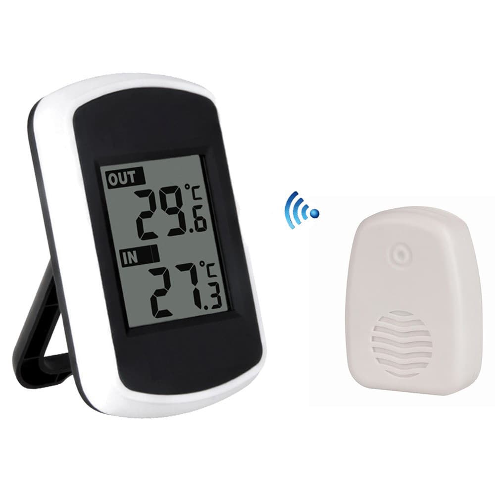 High Precision Wireless Indoor Outdoor Thermometer Wall-mounted Home Use Digital Display Temperature Measurement Instrument