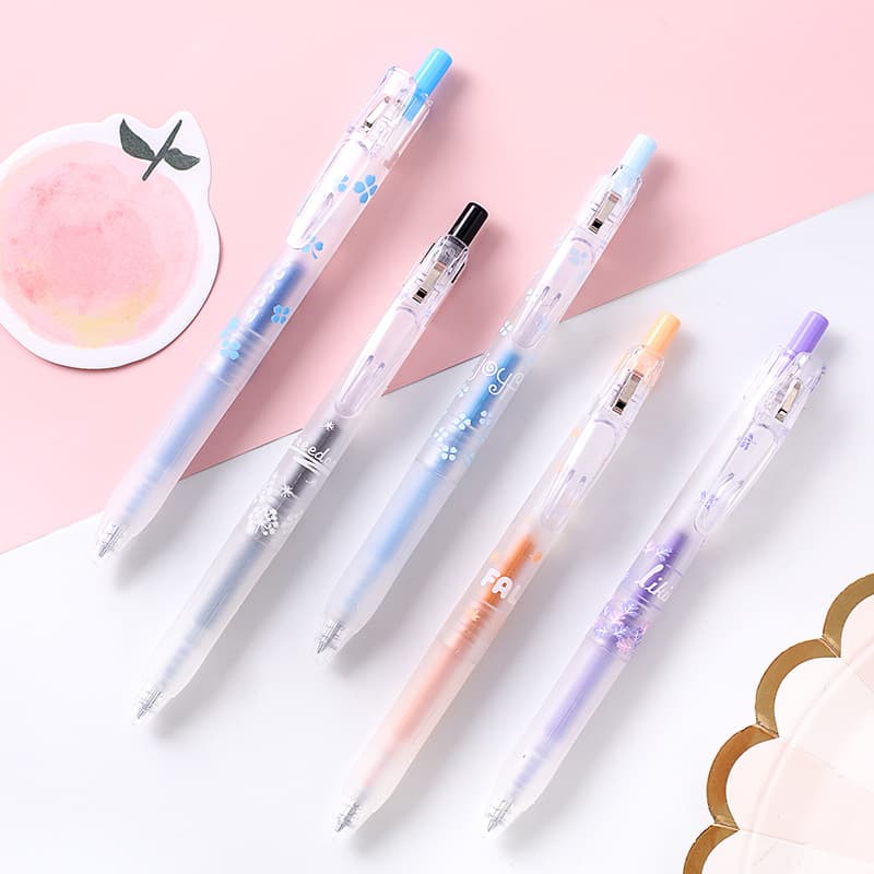 Hanku 771 Press Colorful Gel Pen Multi-Color Greeting Card Office Growth Record Candy Color High Value