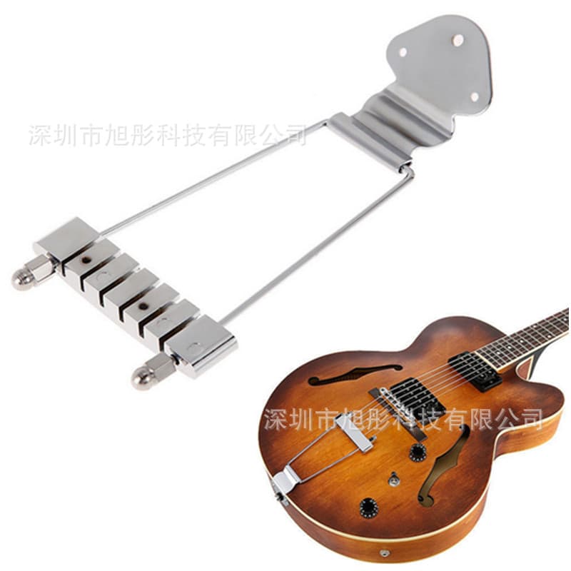Semi-Hollow Electric Guitar Bridge Tailpiece Guitar String Bridge Hollow Guitar Bridge Tailpiece