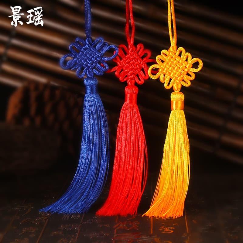 Chinese knot wholesale Fangsheng knot festive supplies New Year pendant Chinese knot tassel pendant one piece handmade on behalf of