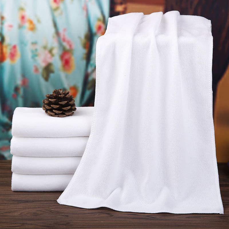 Manufacturer wholesale, 180g white square towels, disposable for hotel and bath use, funeral towels.