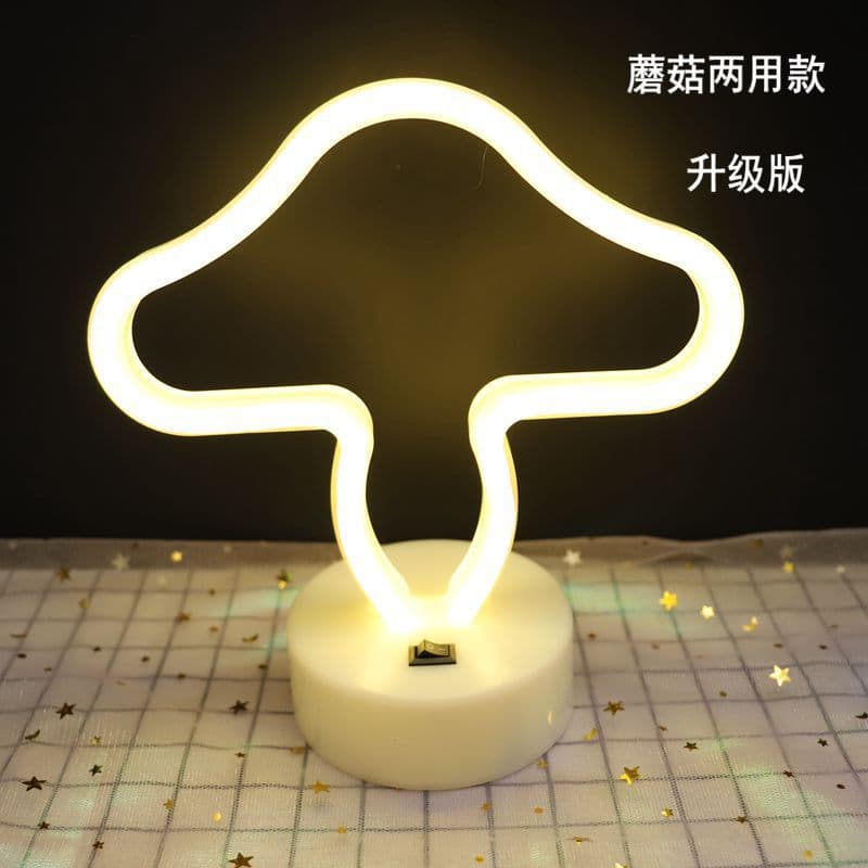 Cross-border LED Neon Light Love Heart Proposal Ambiance Light Star Colorful Shaped Sign Bar Decoration Light