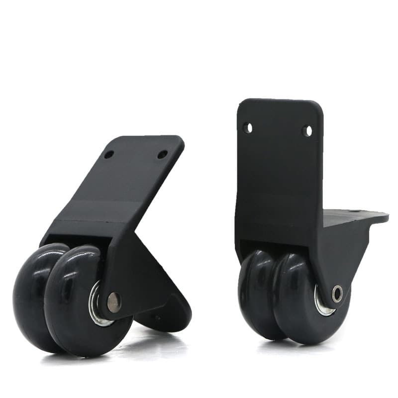 Shaper products D026 luggage accessories directional wheels furniture casters trolley right angle wheels plastic wheels wholesale