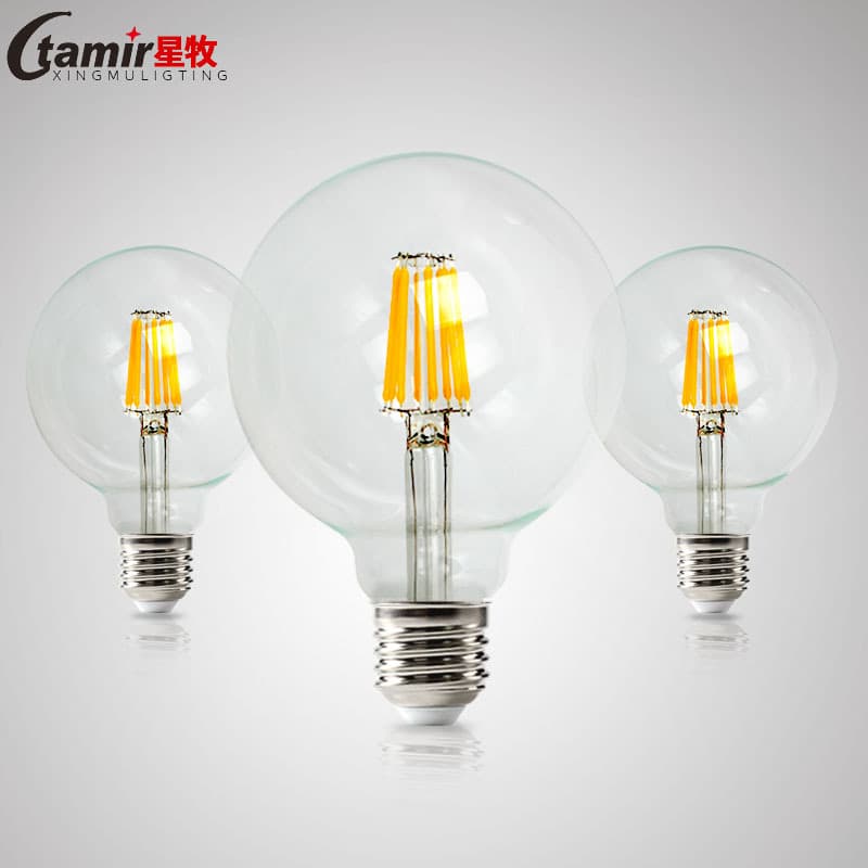 Edison LED lamp bubble retro creative filament lamp imitation tungsten filament G95 dragon ball bubble manufactor