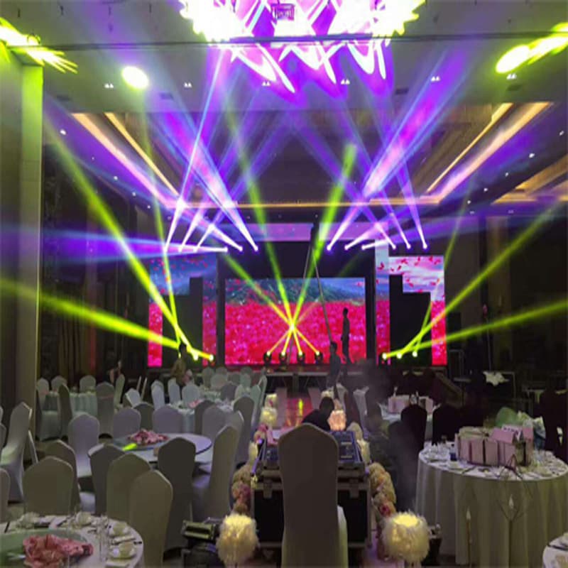 Hotel Banquet Hall Professional Audio and Lighting System, Stage Audio, Music Bar Audio and Video System Complete Set