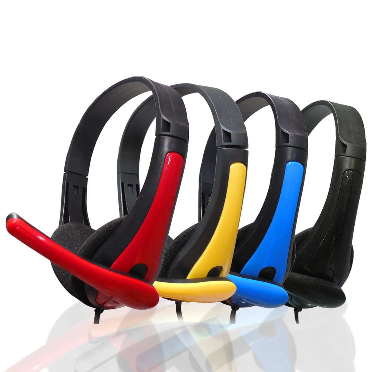 Baoyinglai 588 Single Plug Over-Ear Headphones for School Computer Labs, Training Headsets, Direct from Factory