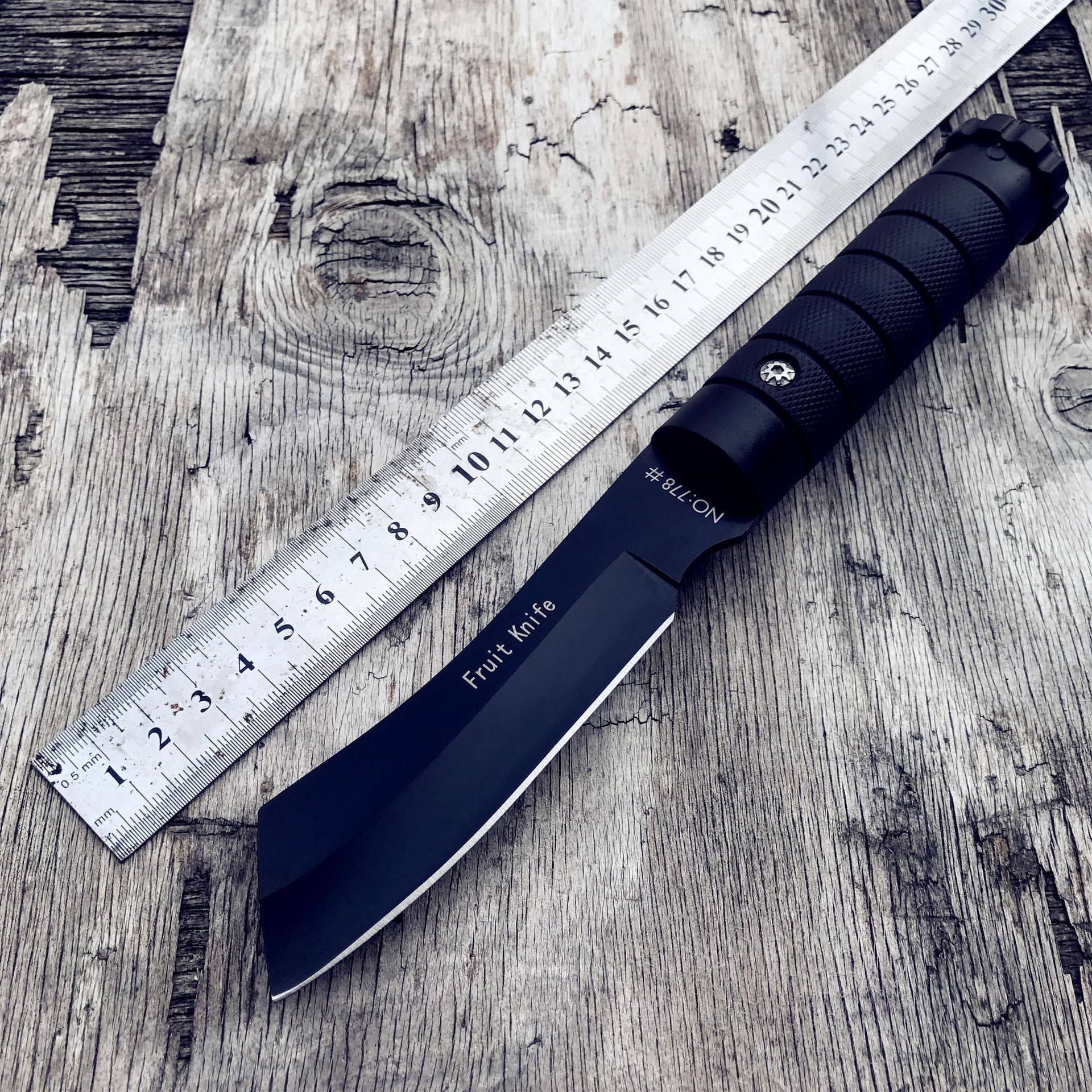 Outdoor Knife High Hardness Field Military Knife Wilderness Survival Tactical Self-Defense Fixed Blade Knife
